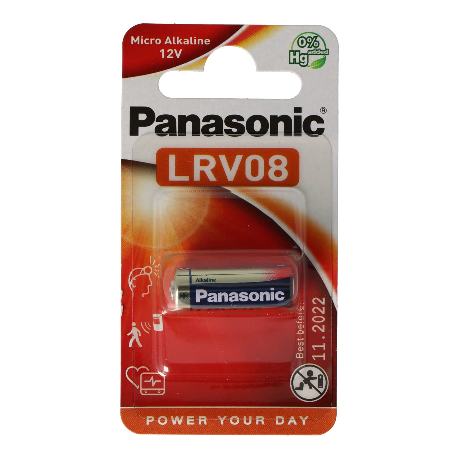 SICOM (PANASONIC) - SNPP-LRV08L/1BE 12V ALCAL PER TELECOM (BL 1)