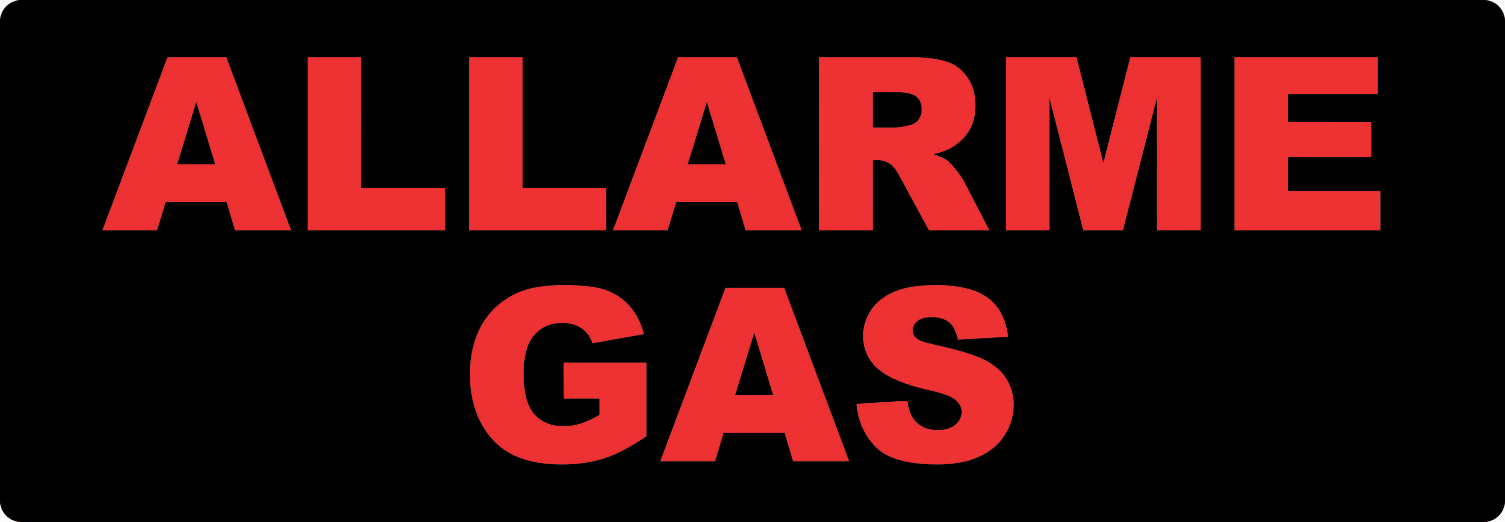 IESS SRL - EAASOL50T1 TARGA X SOL50 ALLARME GAS
