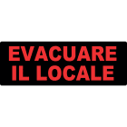 IESS SRL - EAASOL50T2 TARGA X SOL50 EVACUARE IL LOCALE