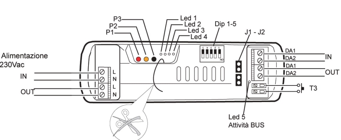 SICOM - SOLTVDMA868A01 TV DMA 20 DALI 1 DALI WIRELESS