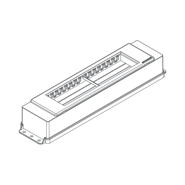 ARNOCANALI SPA - ARNSPA08.3 MODULO ELETTRIFICABILE 8 MOD BIANCO