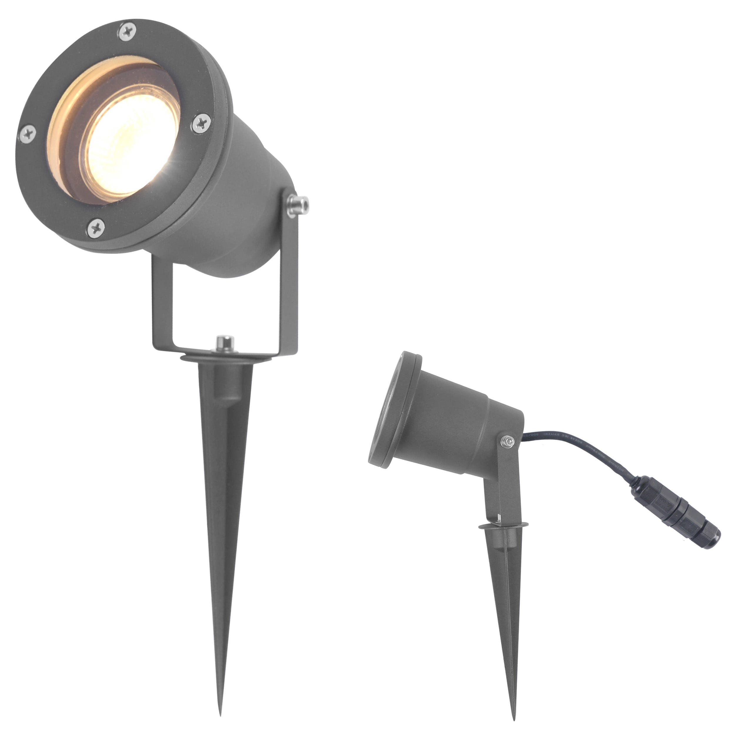 BOT LIGHTING SRL - BTLSPIKY2 PICCHETTO IP65 1 XGU10 30CM CAVO INCLUSO