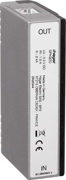 HAGER - HAGSPK900 SPD RJ45 PER RETI ETHERNET AND VOIP