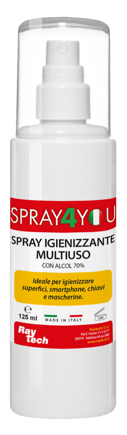 RAYTECH SRL - RYTSPRAY4YOU-125 SPRAY4YOU 125ML IGIEN. SUPERFICI