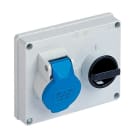 ILME - ILMSQ 1665 PR+INT.380V 16A 5P QUADRO