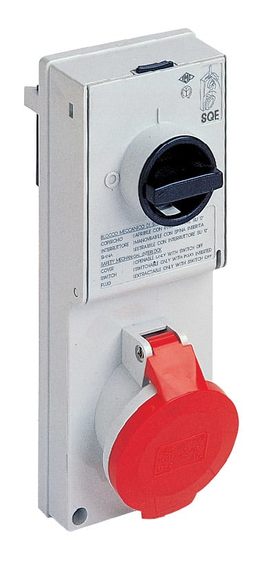 ILME - ILMSQE 1664 PR+INT.380V 16A 4P QUADRO