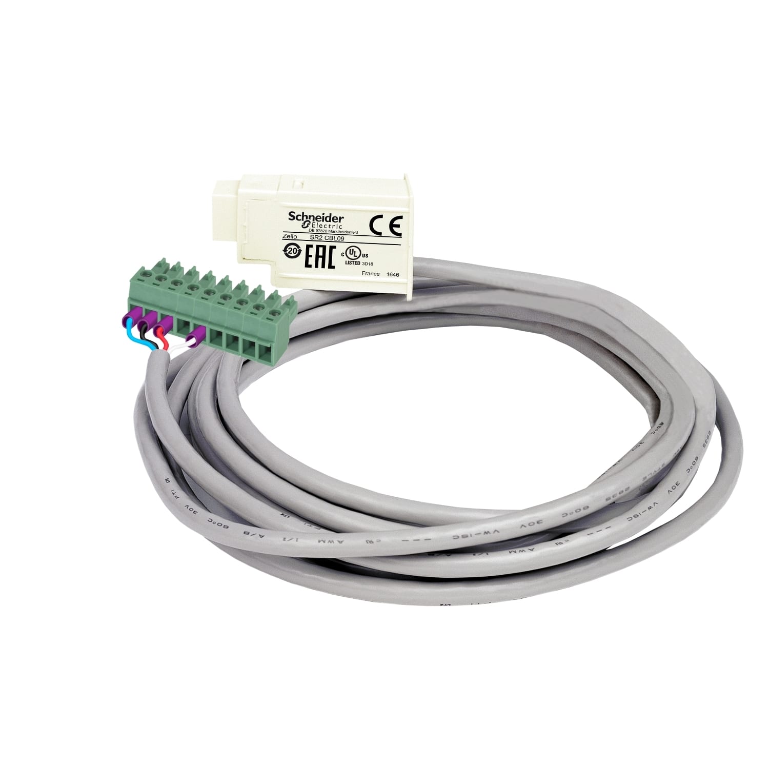 SCHNEIDER ELECTRIC - SNRSR2CBL09 STO501-ZELIO CONNECTION CABLE
