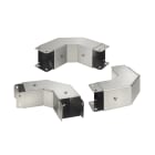 NVENT HOFFMAN - HOFCTS44PEFC90SS Gomito a 90 gradi CT con profilo sup. incl. all'interno perf., 4,00x4,00, spazzolato, SS304