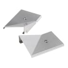 ELDON AUSTRIA GMBH - HOFCTS44TCRSS Copertura di transizione piatta inclinata a destra piatta CleanTray, 4,00x4,00, spazzolata, SS304