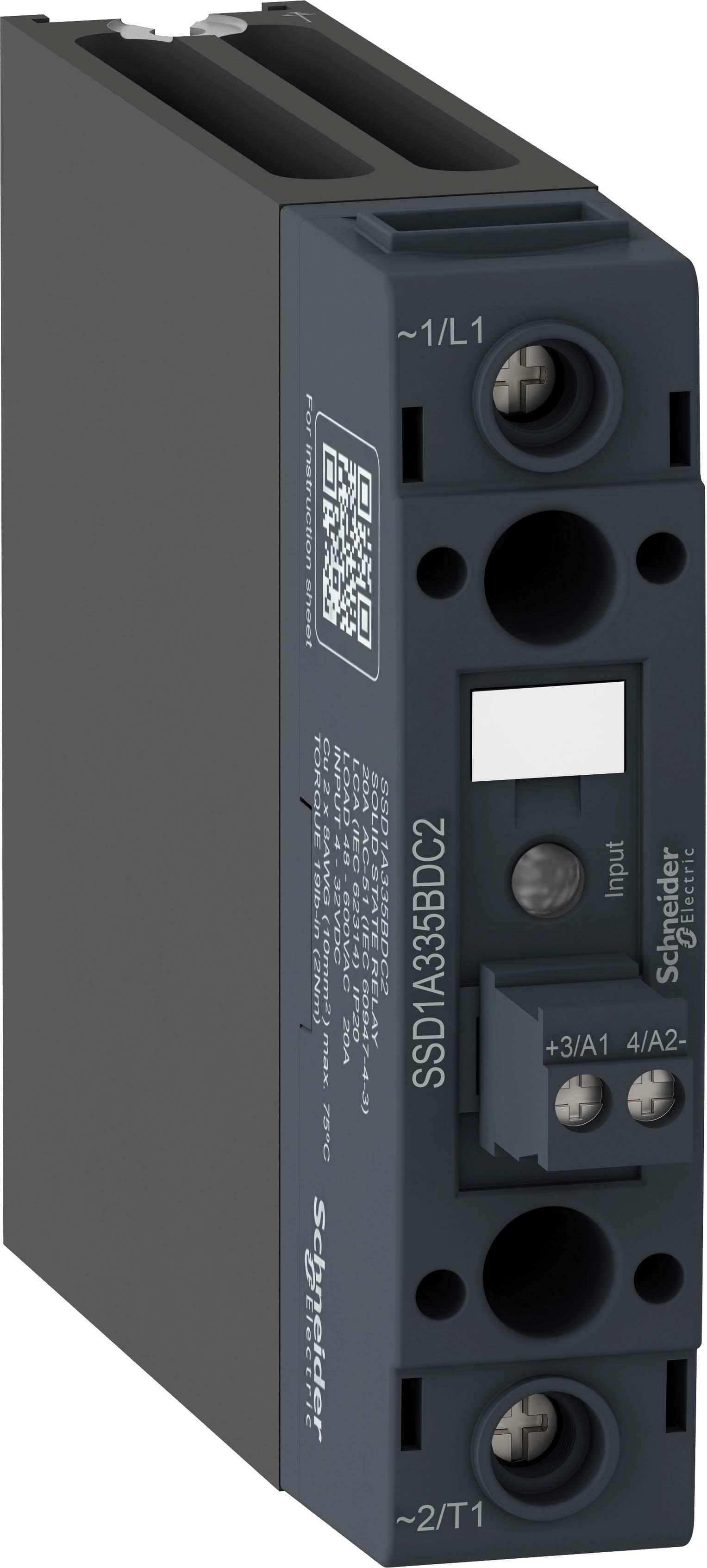 SCHNEIDER ELECTRIC - SNRSSD1A320BDC2 RELE STATICO 20A 48-600VAC 4-32VDC