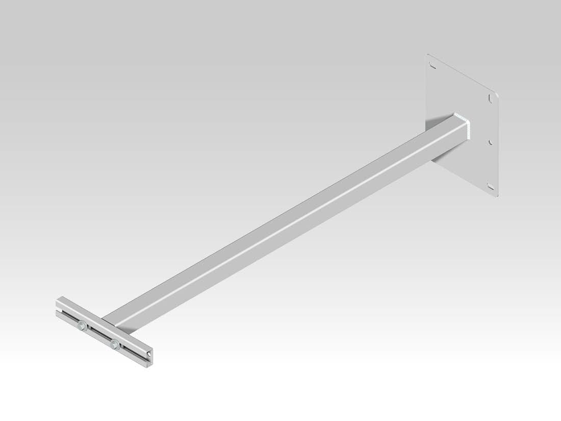 TEC-MAR SRL - TCMTAAS0620W060 STAFFA SBRACCIO PARETE 200MM ZINC A CALD