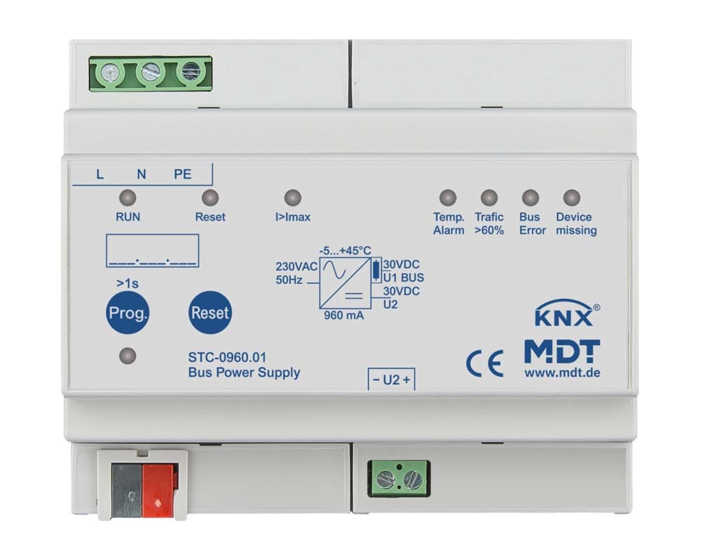 MDT ITALIA SRL - EYGSTC-0960.01 ALIM. KNX 960MA+DIAGN.