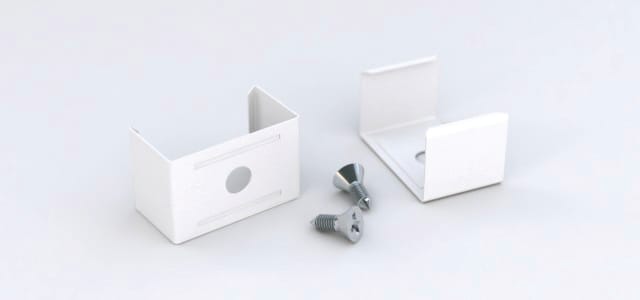 DIGIMAX SRL - DIXSTE1910-B 2 STAFFE ACCIAIO BIANCHE CON VITI TASSEL