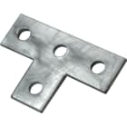 TEKNOMEGA SRL - TKGSTF1020 Piatto a "T" con 4 fori