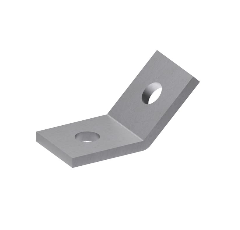 TEKNOMEGA SRL - TKGSTF1200 Staffa a 45° - 2 fori