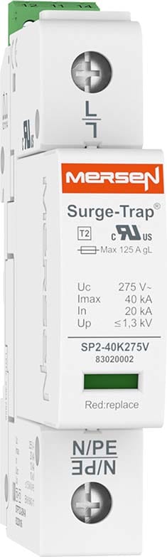 MERSEN ITALIA SPA - XES83020101 SPD T2,30KA,UC750V,L-N,1P,R