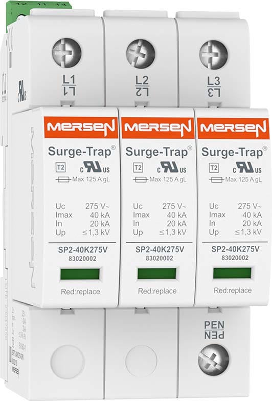 MERSEN ITALIA SPA - XES83020137 SPD T2,40KA,UC320V,3+0 TNC,R