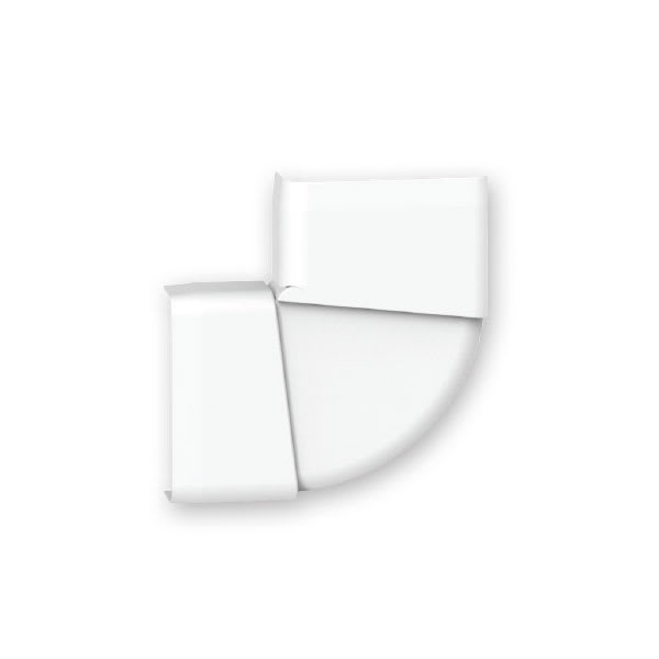 ARNOCANALI SPA - ARNSTW100LV.3 CURVA PIANA SX VAR. KB103 BIANCO