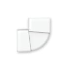 ARNOCANALI SPA - ARNSTW100LV.3 CURVA PIANA SX KB103 BIANCO