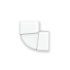 ARNOCANALI SPA - ARNSTW70RV.3 CURVA PIANA DX VARIAB. B72 BIANCO