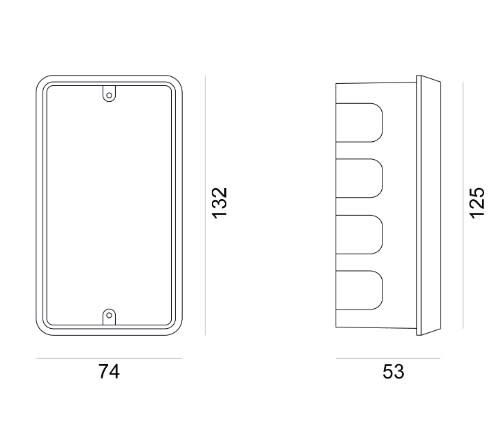 STRAL - PALAZZOLI GR - STWPT50010 CONTROCASSA KANDOVAN 130