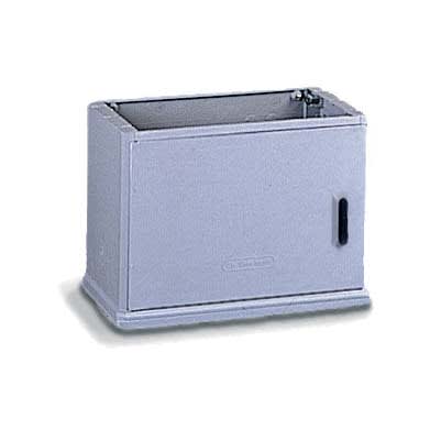 CONCHIGLIA - CON073540015 Serie CVT-CVN - Sopralzo per armadio in vetroresina, senza serratura, dim. 546x381x308 mm (BxAxP)