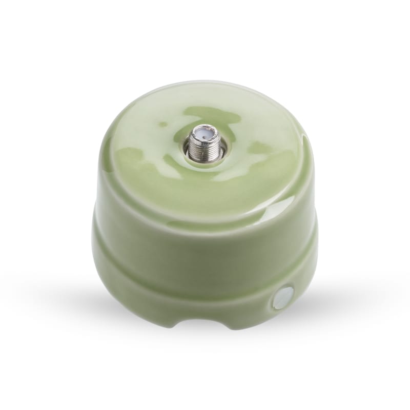 GI GAMBARELLI - 1GISX240.V SMP-PRESA COASSIALE TV/SAT VERDE LUCIDO