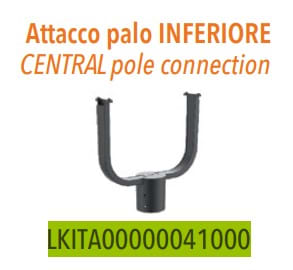 EP SRL (LANZINI) - LZNLKITA00000041000 ARREDO URBANO, ATTACCO PALO INFERIORE G