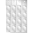 BRADY ITALIA - MODT1527A TARGHETTA 15X27 ARGENTO - 480 TAG