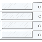 BRADY ITALIA - MODT1567V VETRINO 15X67 - 120 PEZZI
