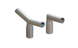 OEC SRL - OECT1PL0032 ATTACCO DOP. A 180 IN ACC.PER TESTA 120