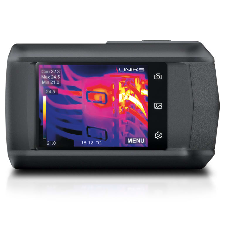 UNIKS SRL - UNKT400 TERMOCAMERA 256X192 PIXEL TOUCHSCREEN