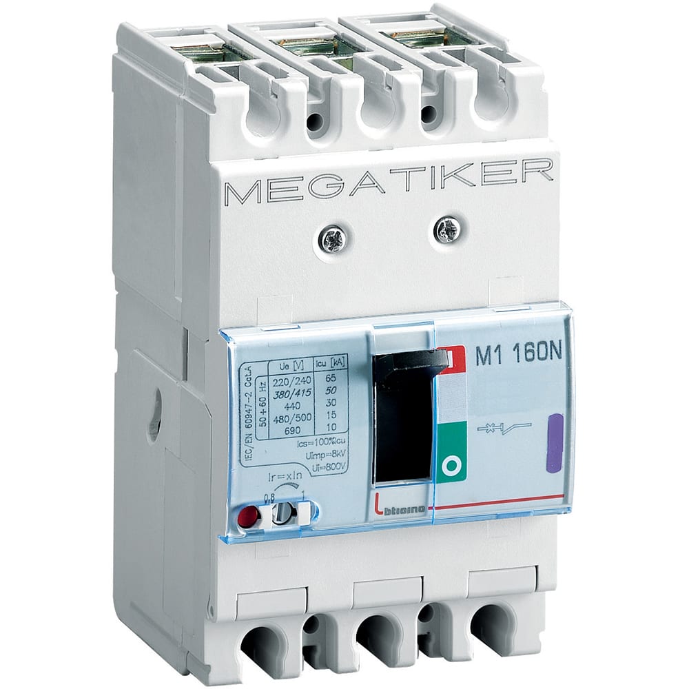 BTICINO - BTIT713N80 M1 160N - magnetot 3P 80A 50kA