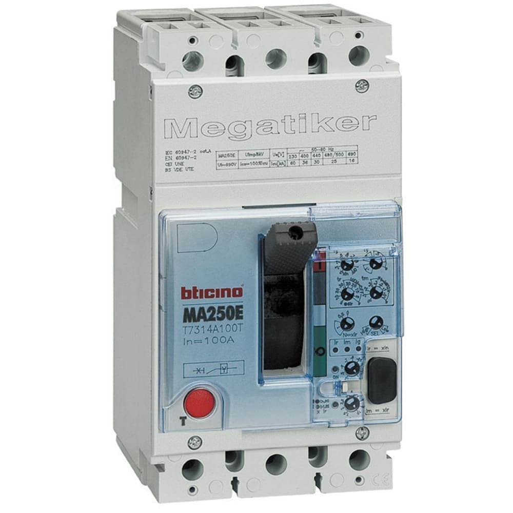 BTICINO - BTIT7313A250T mega MA250E - elett sel+ter 3P 250A 36kA
