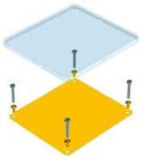 CABUR SRL - CBRTA100090YS TA100090Y TARGA IDEN QUAD. 100X90 GIALLA