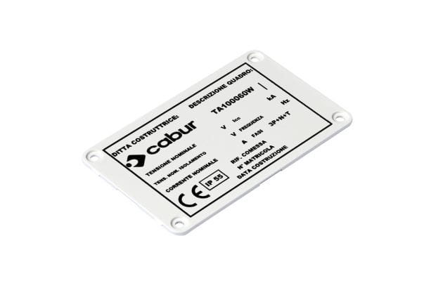 CABUR SRL - CBRTA100090 TA100090 TARGA QUADRO 100X90