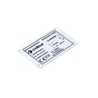 CABUR SRL - CBRTA100090WS TA100090WS TARGA IDEN QUAD. 100X90 BIANC