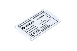 CABUR SRL - CBRTA100090WS TA100090WS TARGA IDEN QUAD. 100X90 BIANC
