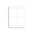 CABUR SRL - CBRTA3070AW TA3070AW TARG. ADESIVA BIANCA 30X70