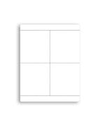 CABUR SRL - CBRTA1640AW TAR.ADESIVA BIANCA 40X16,5MM