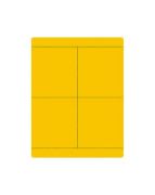 CABUR SRL - CBRTA80100AY TA80100AY TAR.ADESIVA GIALLA 80X100