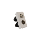 FAIT SRL - FIT5122601 TAB/FI - PRESA DOP FF+IECF COMP. TIC AXOLUTE BIANCA