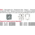 TRENDFIN SRL - TRDSA100ZZ5 RIDUTTORE DI CORRENTE TAC1 - 100/5