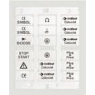 CABUR SRL - CBRTAG5015AW TAG5015AW TARGHETTA 50X15 BIANCA ADES.