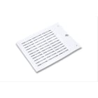 CEMBRE SPA - CEM49091N-HF TARG.MG-TAPW AD.BIANCA 9X35MM HALOGEN FR