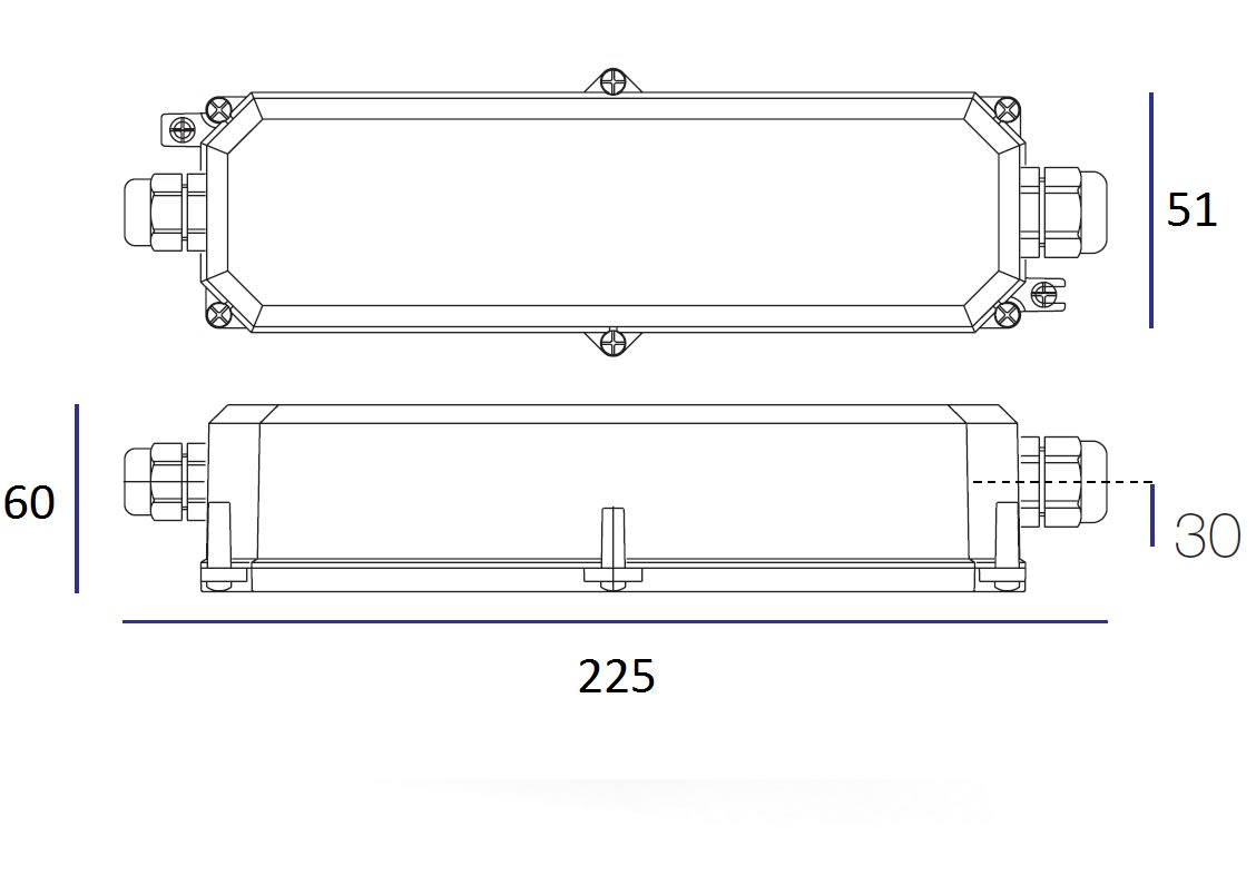 TARGETTI - TAR1E2320 DRIVER 48V 70W IP67 EL