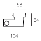 TARGETTI - TAR1E2383 ACC. MINI MERCURE - INSERTION BOX HORIZO