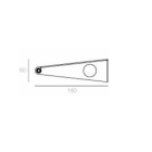 TARGETTI - TAR1E2753 JEDI LIN PRJ WALL MOUNTING BRACKET L