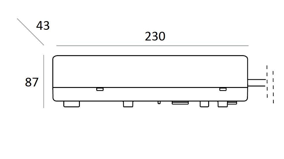TARGETTI - TAR1T3587 DRIVER 24V 100W IP67