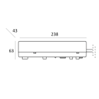 TARGETTI - TAR1T3588 DRIVER 24V 200W IP67